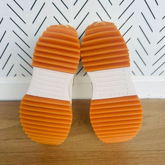 ⭐Converse Run Star Hike Hi Men Shoes Sz 6 Gold Embroidered Stars Sneaker A12900C - Picture 5 of 9